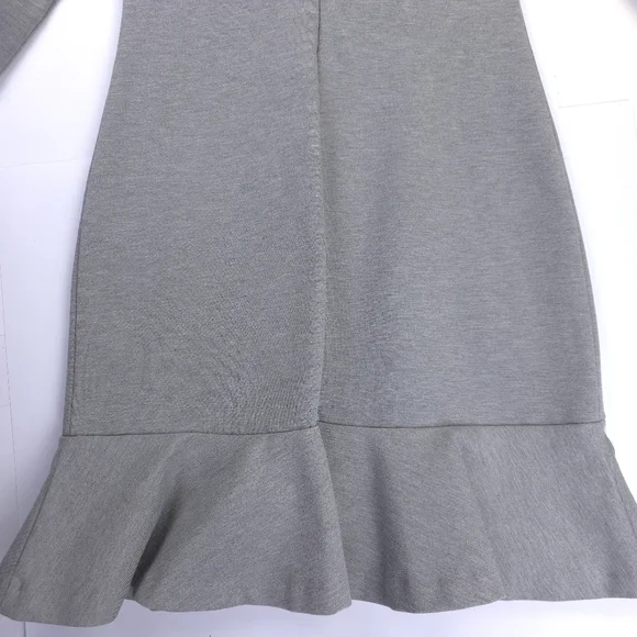 Banana Republic Gray Viscose Blend Dress Size 0 Petite - Picture 10 of 13